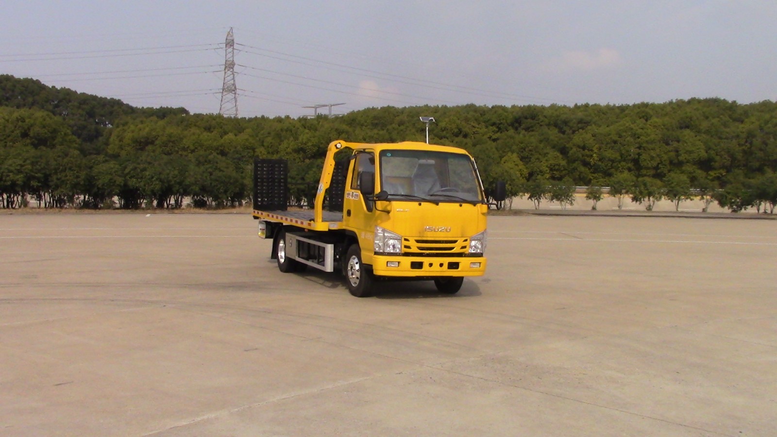 慶鈴五十鈴100P藍(lán)牌平板清障車(chē)